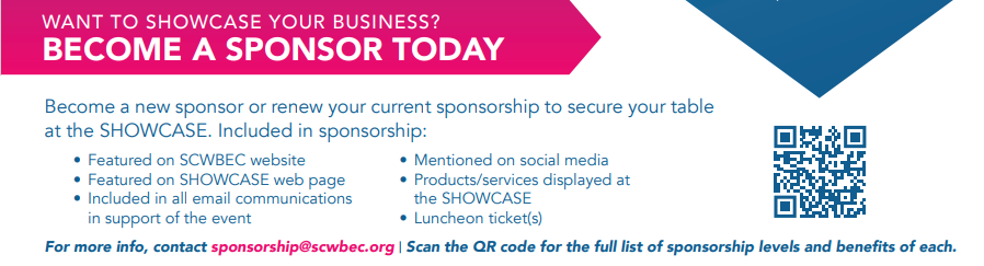 WANT TO SHOWCASE YOUR BUSINESS? BECOME A SPONSOR TODAY