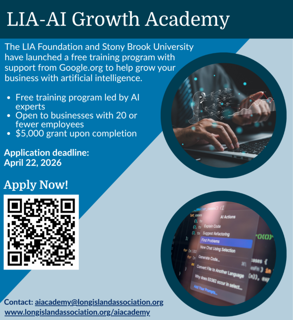 LIA Launching LIA-AI Growth Academy in partnership with Stony Brook ...
